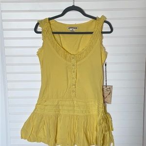 Love Stitch Sleeveless Cotton Top  Size M